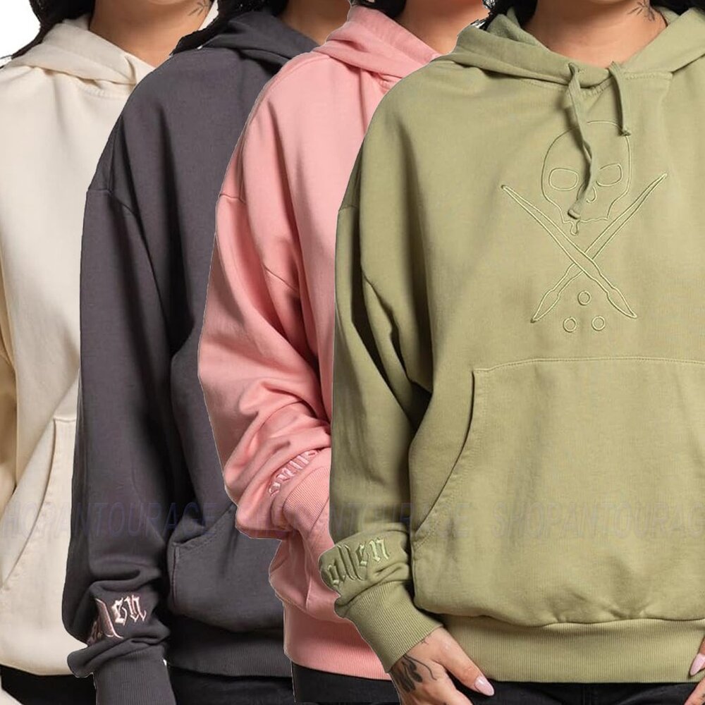Sullen Art Collective Outline SCW5831 New Women`s Pullover Hoodie | 4 Colors